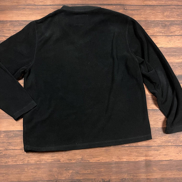 OUTDOOR Life Black 1/4 Zip Fleece Pullover‎ Size XL - Picture 5 of 5